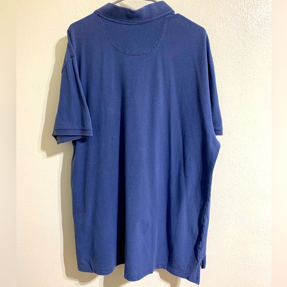 (T02) Ruff Hewn Men’s Collared 2 Button Pullover, SZ 2XL, Blue Wash - Picture 2 of 5